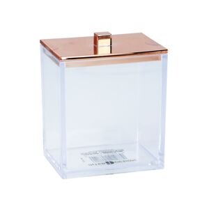 InterDesign Clarity Canister Rose Gold and Clear InterDesign Clarity Canister Rose Gold and Clear